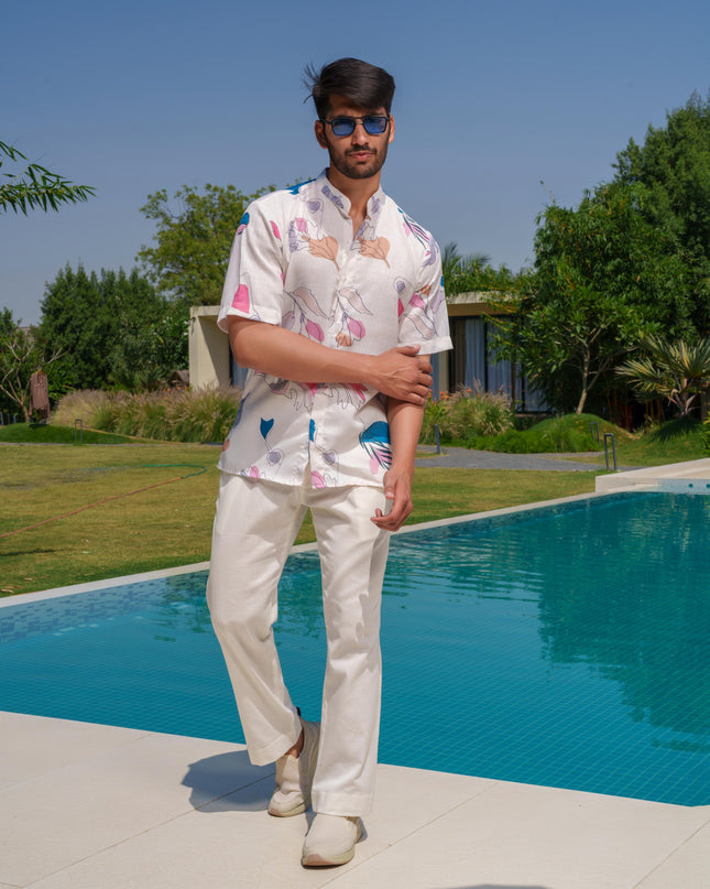 Percy - Half Sleeve Abstract Printed Shirt