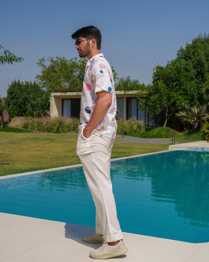 Percy - Half Sleeve Abstract Printed Shirt