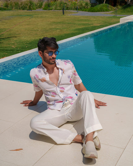 Percy - Half Sleeve Abstract Printed Shirt