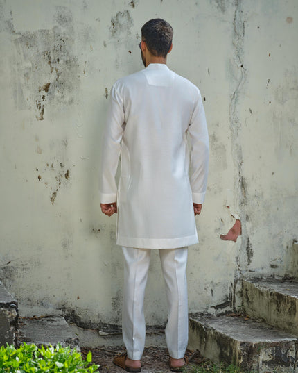 Men’s Butterfly Motif Kurta – FlyDesi (Hand-Embroidered, 10 Colors)