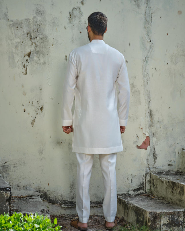 Men’s Butterfly Motif Kurta – FlyDesi (Hand-Embroidered, 10 Colors)