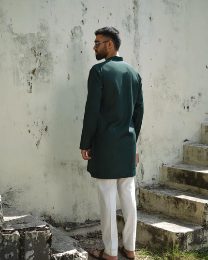 Men’s Keri Motif Kurta – Kacchi Keri (Handcrafted, 10 Colors) | Khadidhaga