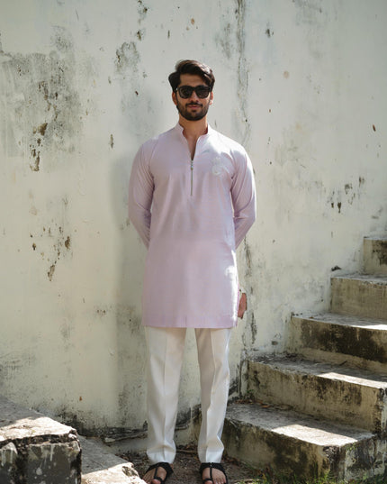 Men’s Keri Motif Kurta – Kacchi Keri (Handcrafted, 10 Colors) | Khadidhaga