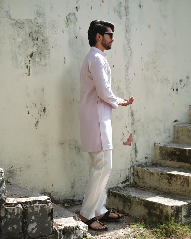 Men’s Keri Motif Kurta – Kacchi Keri (Handcrafted, 10 Colors) | Khadidhaga