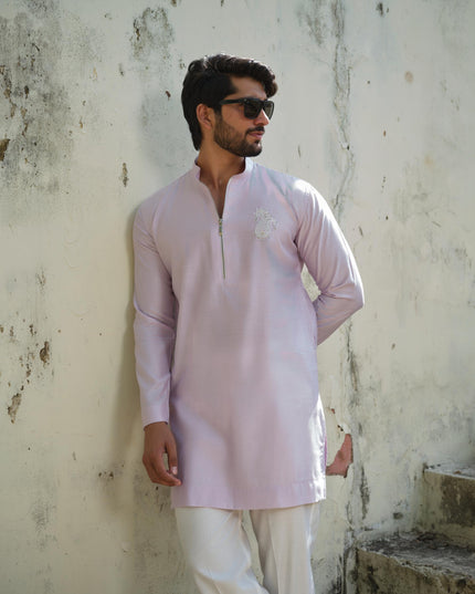 Men’s Keri Motif Kurta – Kacchi Keri (Handcrafted, 10 Colors) | Khadidhaga