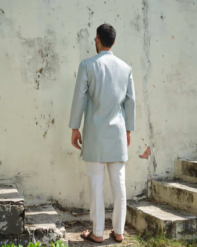 Men’s Keri Motif Kurta – Kacchi Keri (Handcrafted, 10 Colors) | Khadidhaga