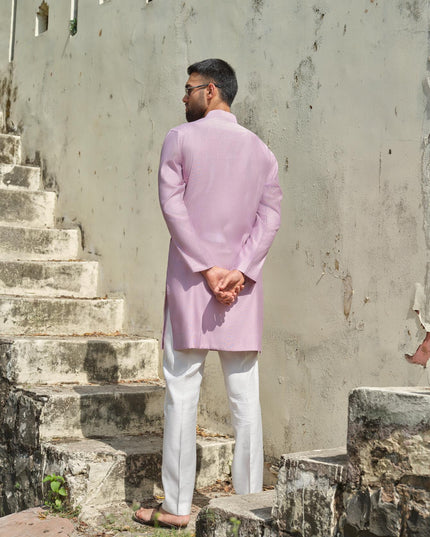 Men's Mirror Work Kurta - Aaina Handcrafted Wedding Kurta | 10 Colors | Khadidhaga