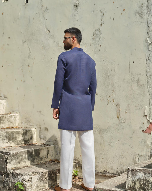 Raj Hans - Hand Painted Motif Kurta