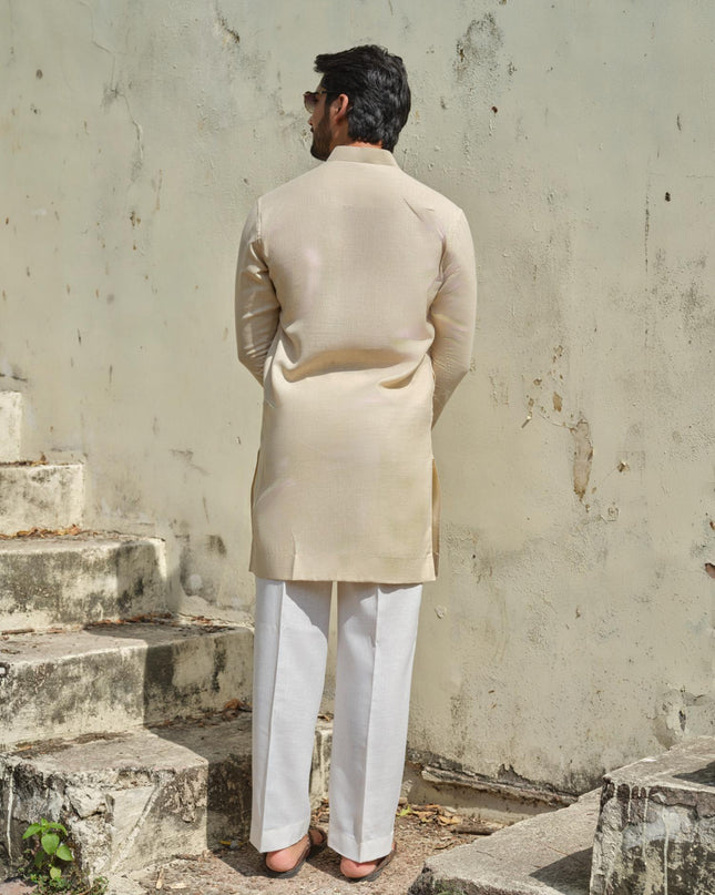 Raj Hans - Hand Painted Motif Kurta