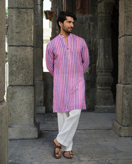 Sutra - Khadi Stripped Kurta