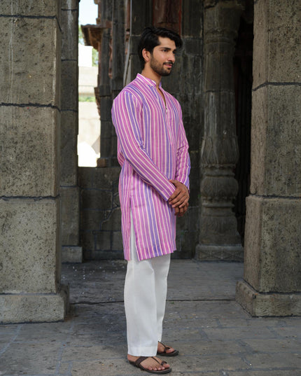 Sutra - Khadi Stripped Kurta