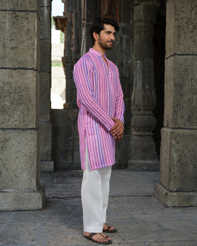 Sutra - Khadi Stripped Kurta