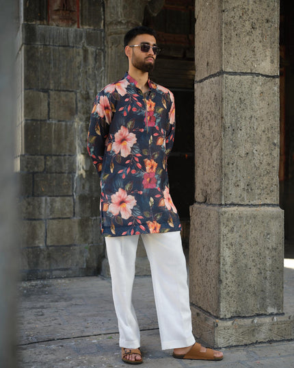 Rangrez - Printed Kurta For Men