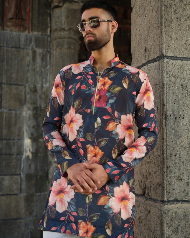 Rangrez - Printed Kurta For Men