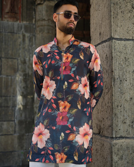 Rangrez - Printed Kurta For Men