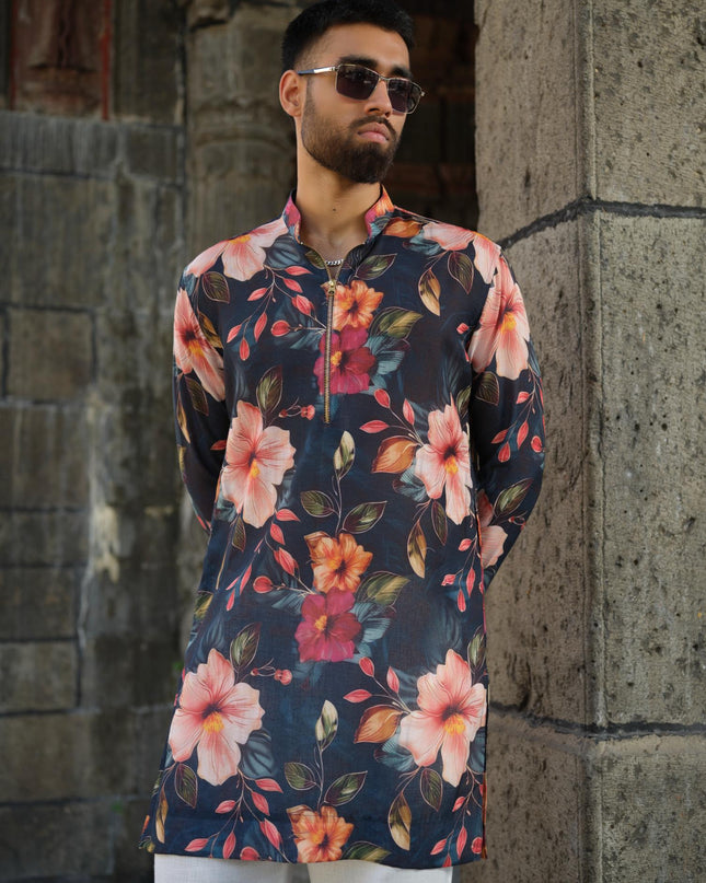 Rangrez - Printed Kurta For Men