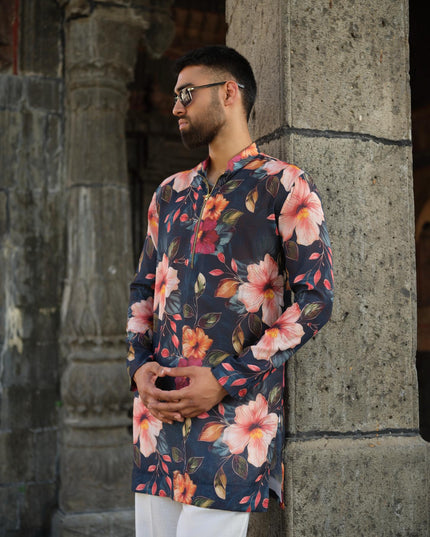 Rangrez - Printed Kurta For Men