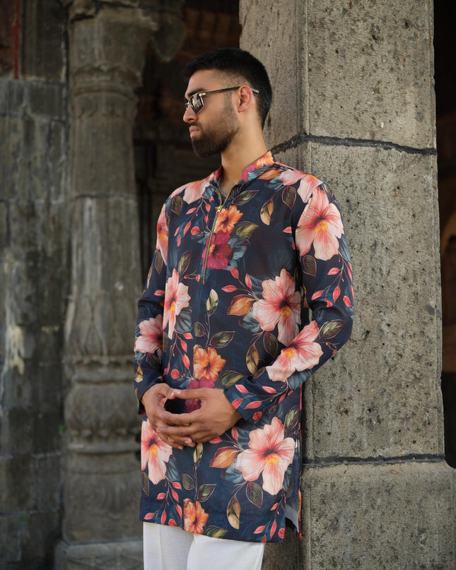 Rangrez - Printed Kurta For Men