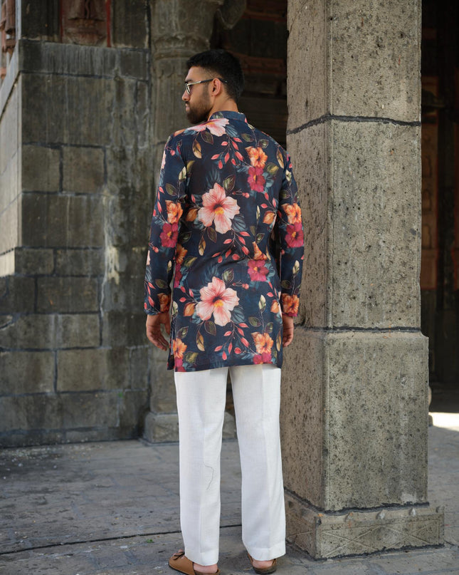 Rangrez - Printed Kurta For Men
