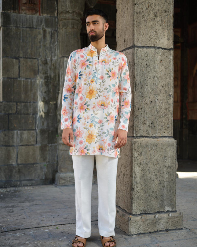 Fool Fiesta - Printed Kurta For Men