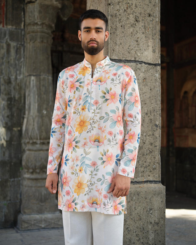 Fool Fiesta - Printed Kurta For Men