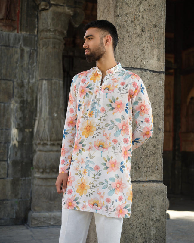 Fool Fiesta - Printed Kurta For Men