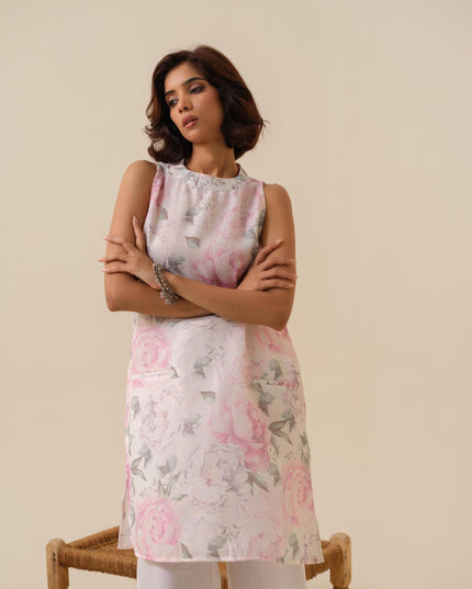 Barbie Drop Floral Printed Kurta