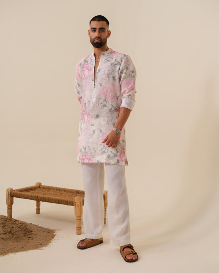 Raees Vibes Floral Kurta