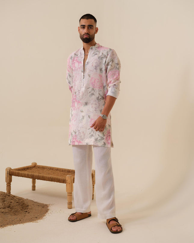 Raees Vibes Floral Kurta