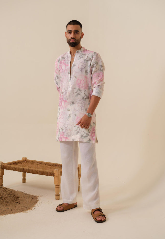Raees Vibes Floral Kurta