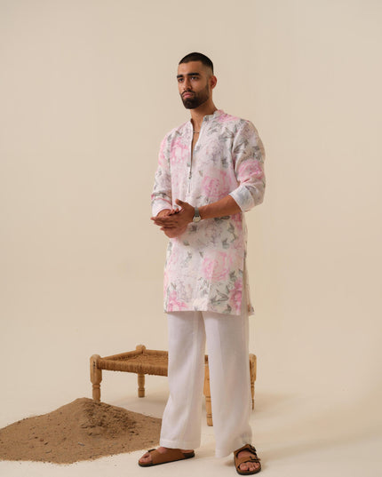 Raees Vibes Floral Kurta