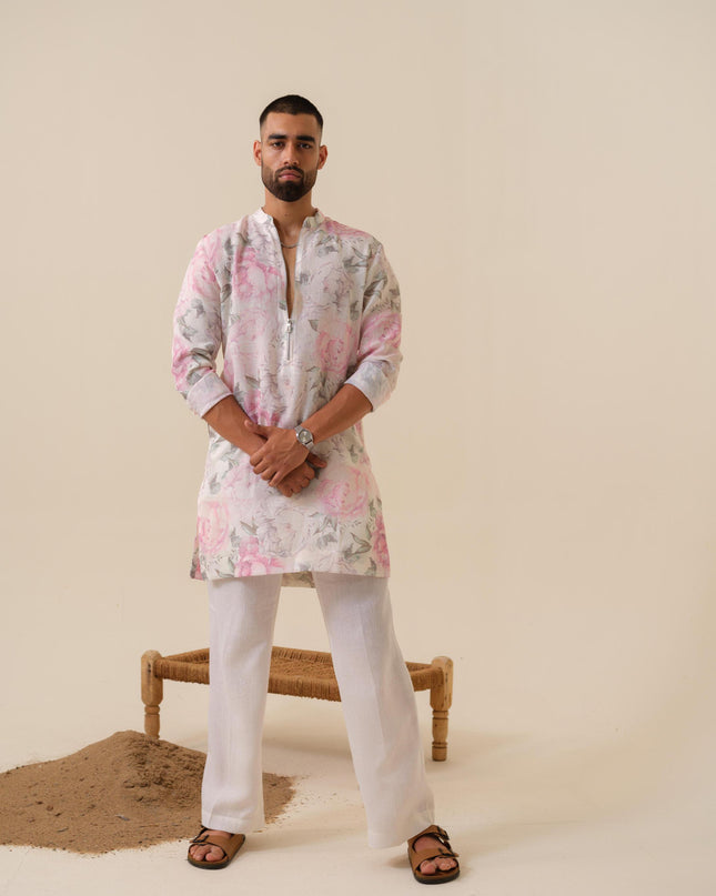 Raees Vibes Floral Kurta