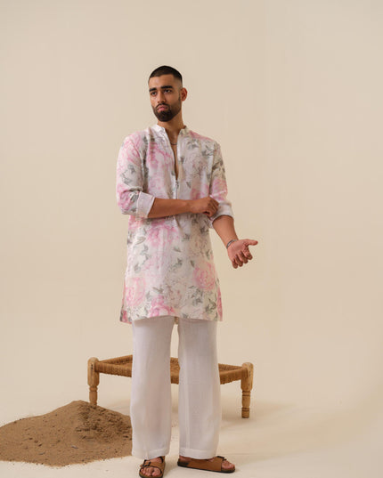 Raees Vibes Floral Kurta