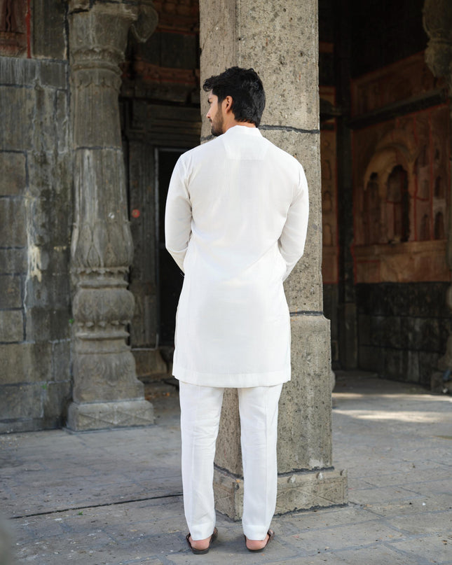 Men’s Keri Motif Kurta – Kacchi Keri (Handcrafted, 10 Colors) | Khadidhaga