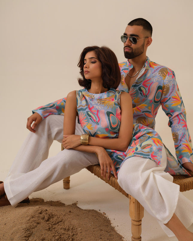 Printed Patiala & Swag Saheli