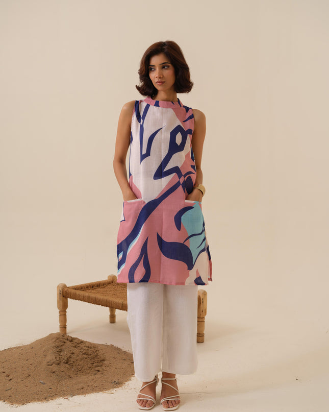 Pardesi Tadka Abstract Printed Kurta