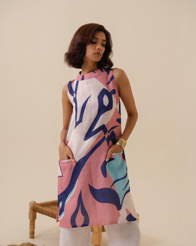 Pardesi Tadka Abstract Printed Kurta