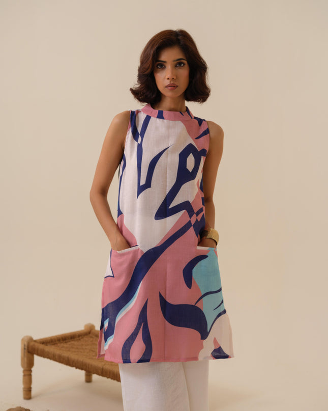 Pardesi Tadka Abstract Printed Kurta