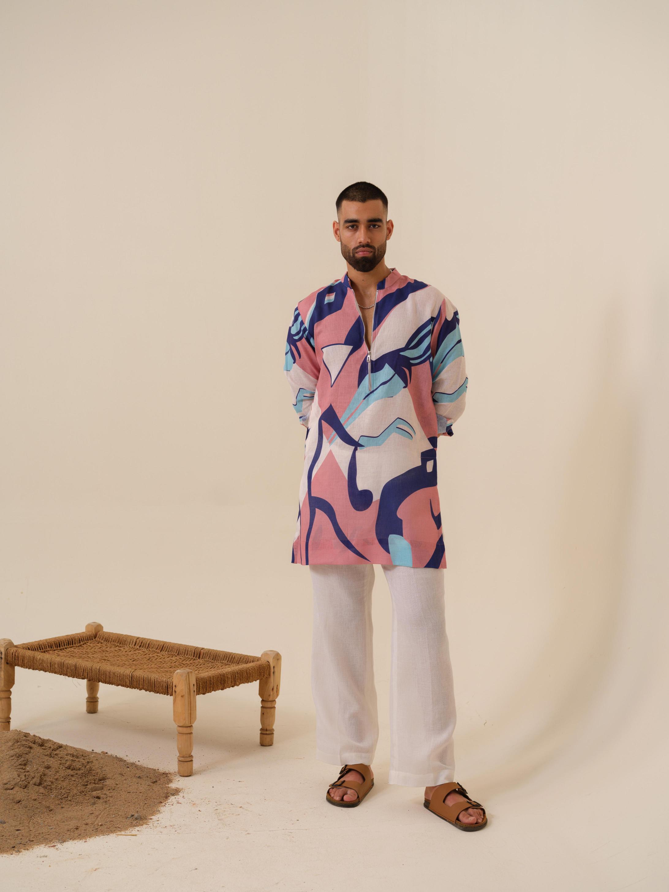Nazar Battu Kurta for Men - Stylish Designer Kurta | Khadidhaga
