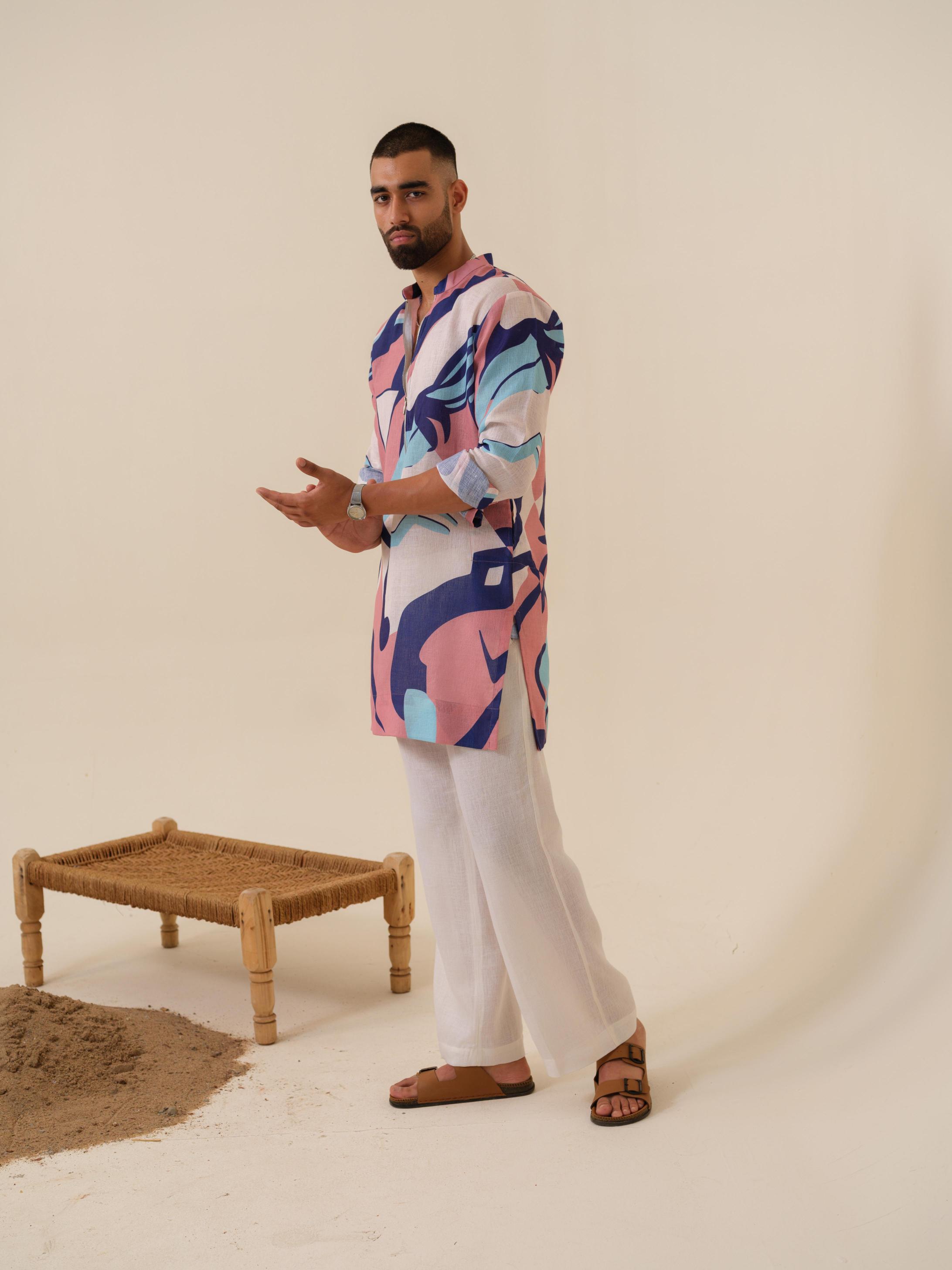 Nazar Battu Kurta for Men - Stylish Designer Kurta | Khadidhaga