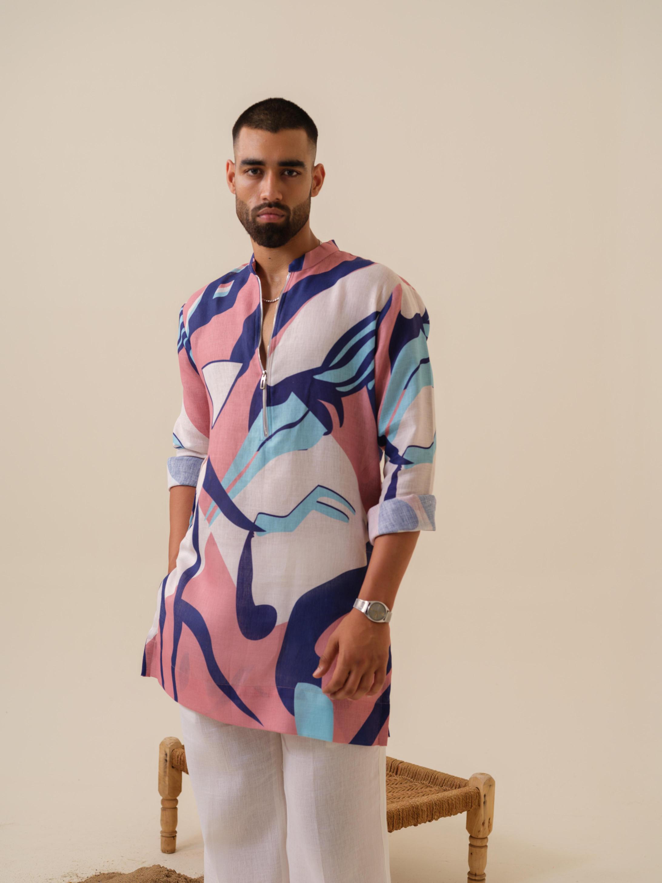 Nazar Battu Kurta for Men - Stylish Designer Kurta | Khadidhaga