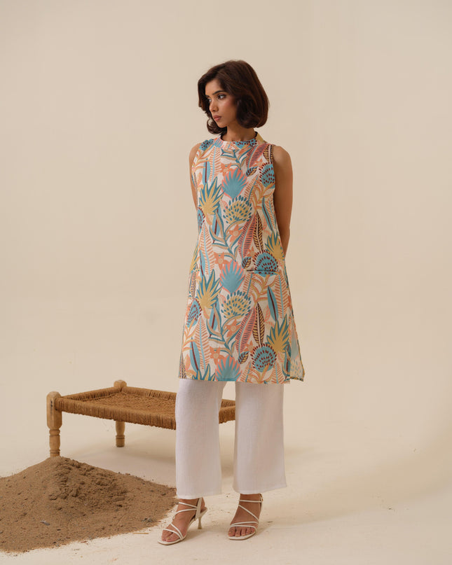 Thumka Threads Printed Floral Kurta