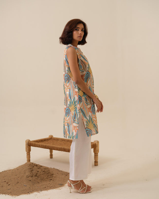 Thumka Threads Printed Floral Kurta