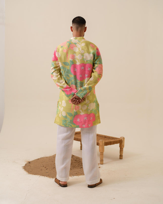 Satrangi Swag Floral Kurta