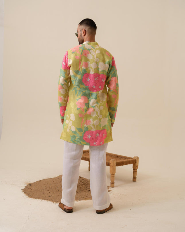 Satrangi Swag Floral Kurta
