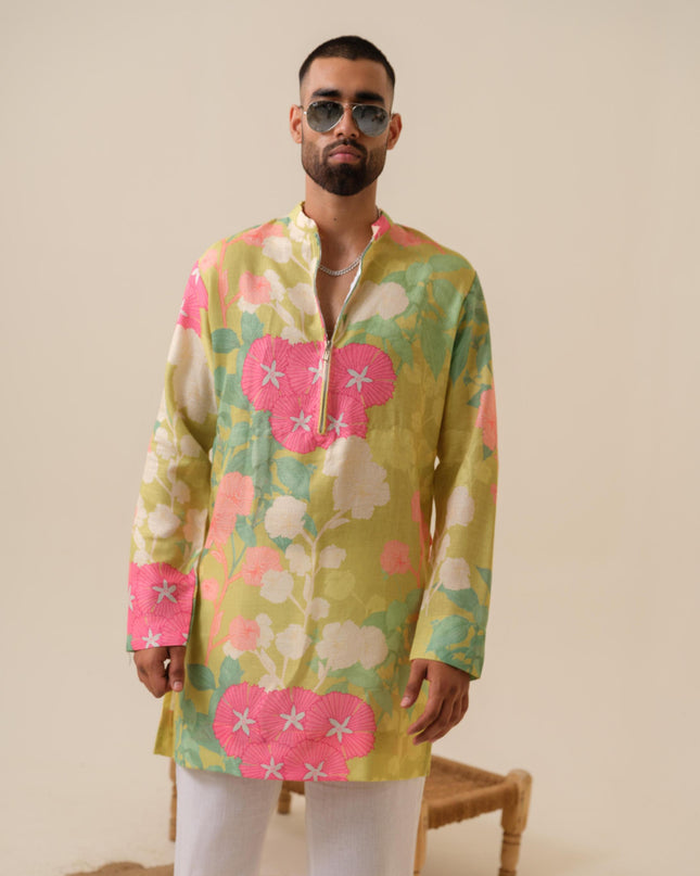 Satrangi Swag Floral Kurta