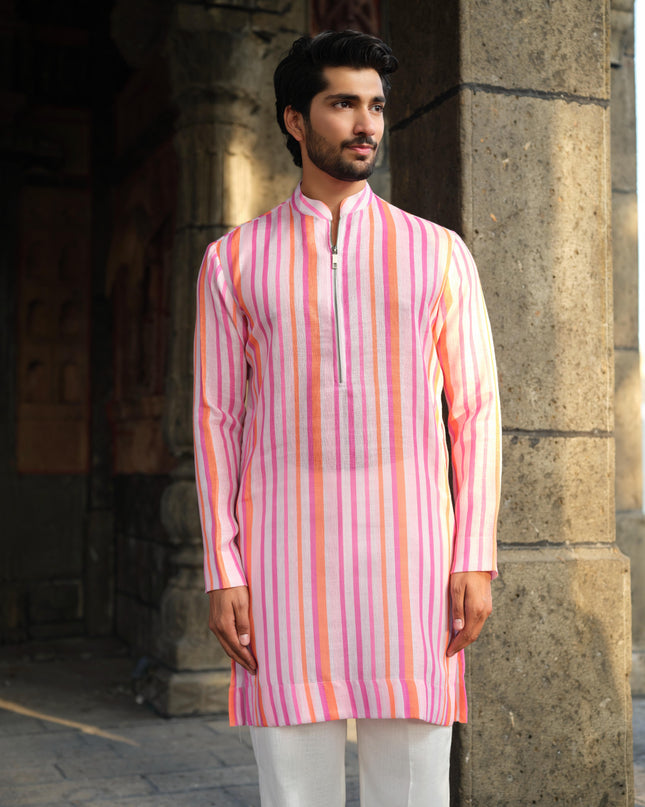 Gulaal - Khadi Stripped Kurta