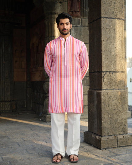 Gulaal - Khadi Stripped Kurta