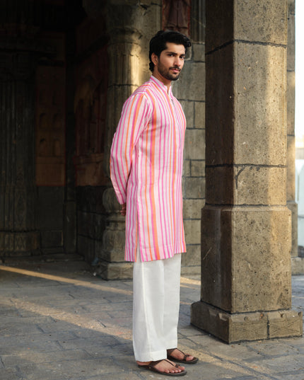 Gulaal - Khadi Stripped Kurta
