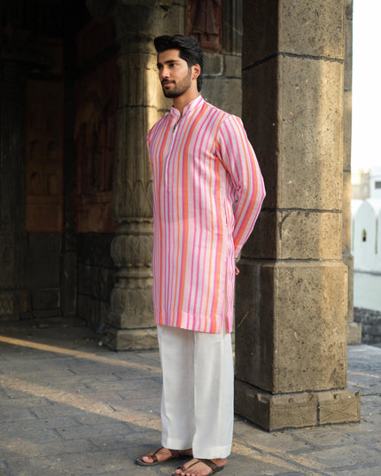 Gulaal - Khadi Stripped Kurta